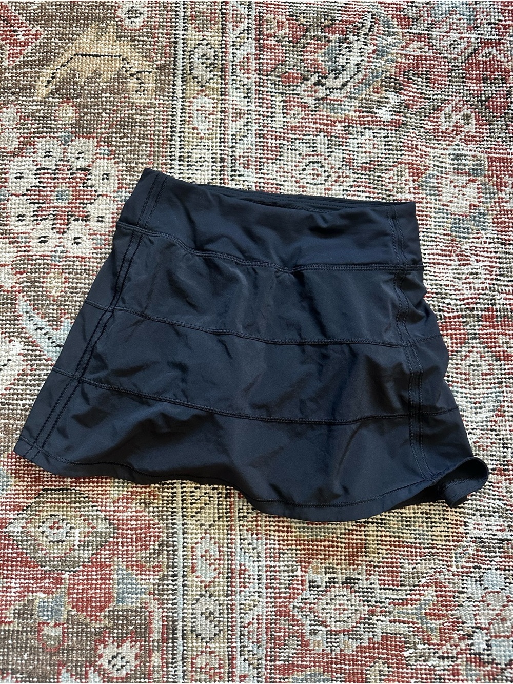 lululemon athletica Black Athletic Skort with Built-In Shorts